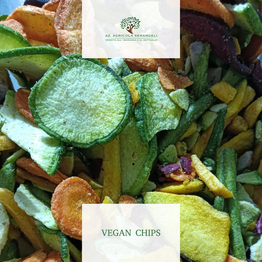 Chips di Verdure Artigianali – Snack Sano di Verdure Essiccate (Senza Allergeni)