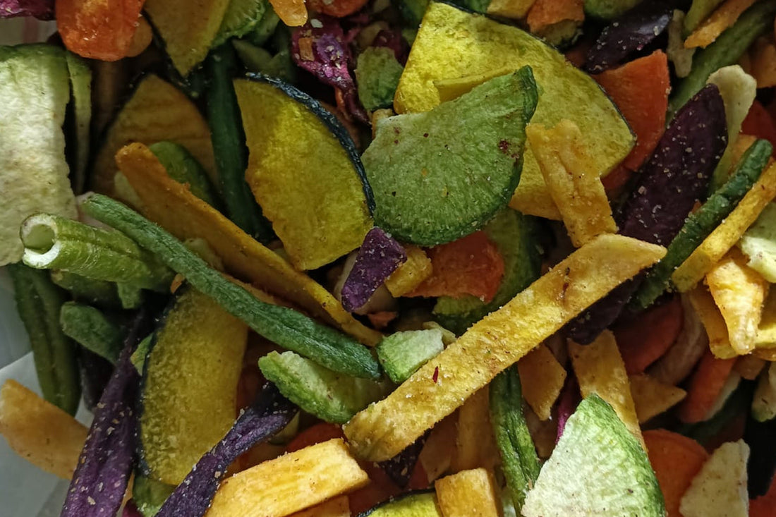 Verdure essiccate e chips di verdure: due prodotti più simili di quanto pensi