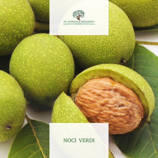noci verdi per nocino - azienda agricola serangeli