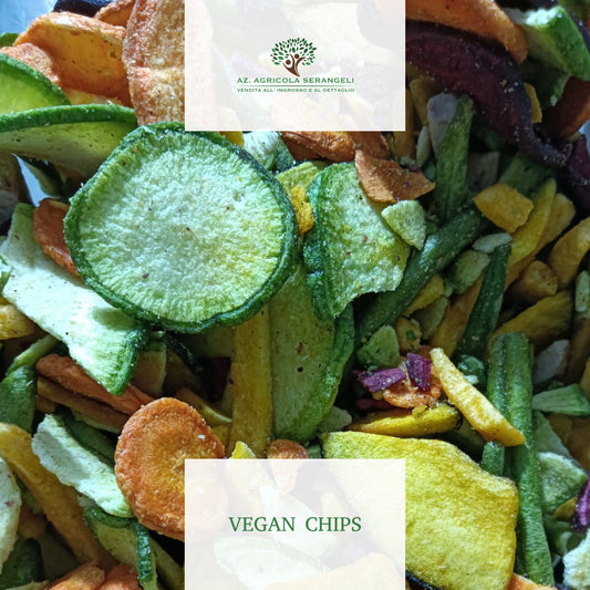 Chips Vegetali Artigianali – Snack Sano di Verdure Essiccate (Senza Allergeni)